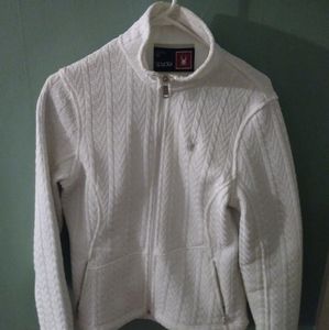 Women's White Spyder Jacket